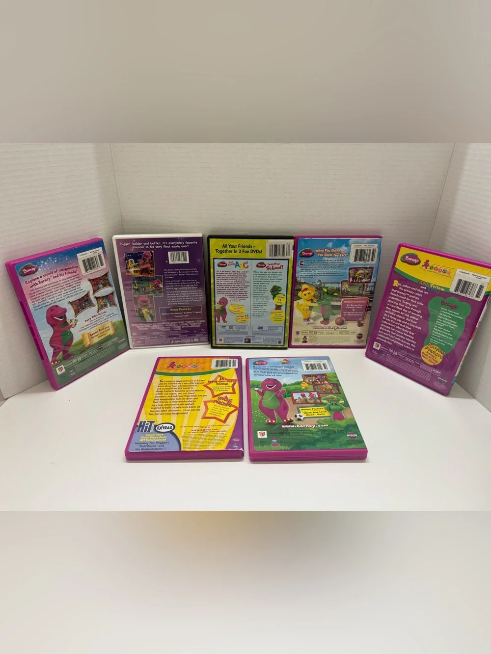 Barney DVD Lot of 7 Musical Episodes, Stories & More - Picture 2 of 3